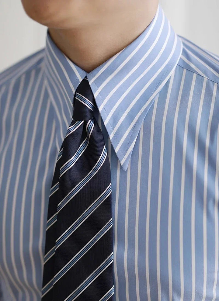 Chemise italienne business slim fit à rayures
