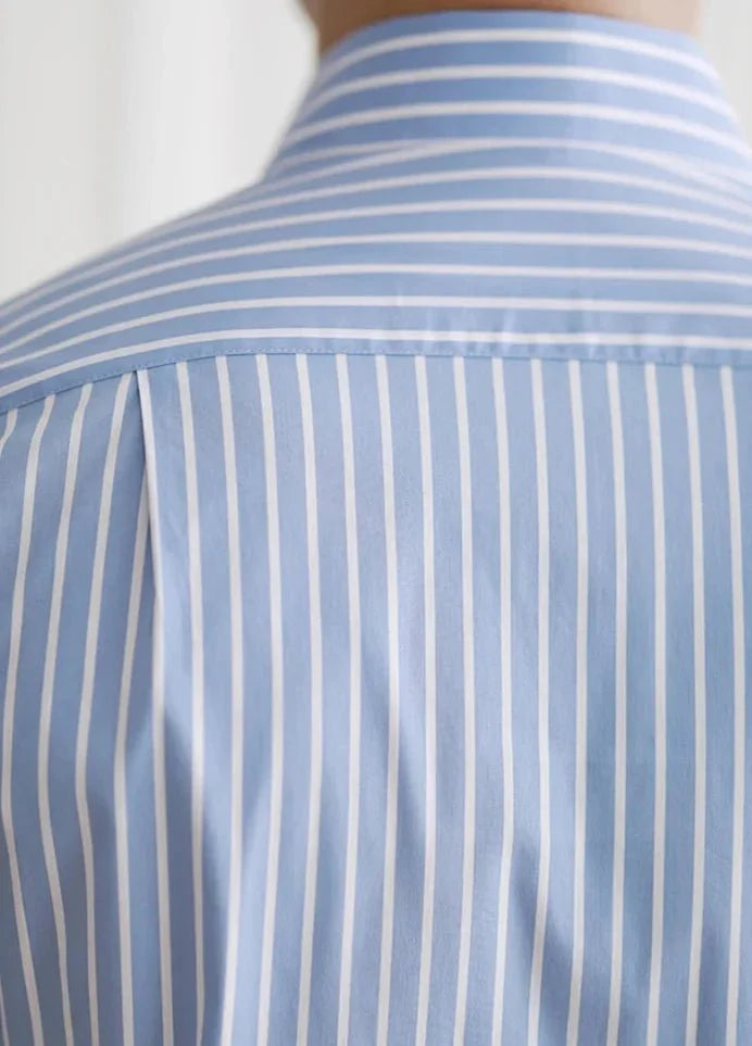 Chemise italienne business slim fit à rayures