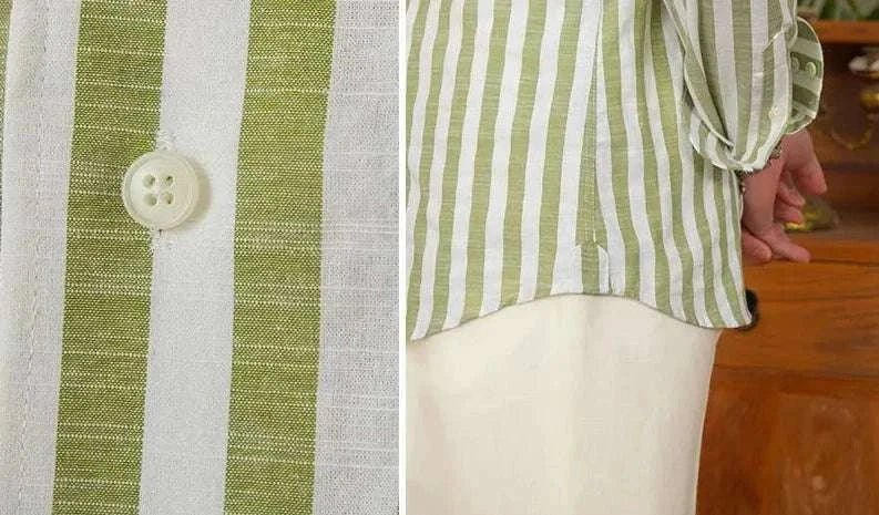 Chemise business blanche rayée pour l’été