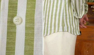 Chemise business blanche rayée pour l’été