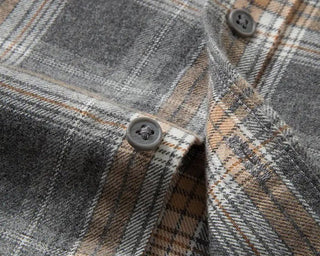 Casual overhemd met lange mouwen en geruit patroon