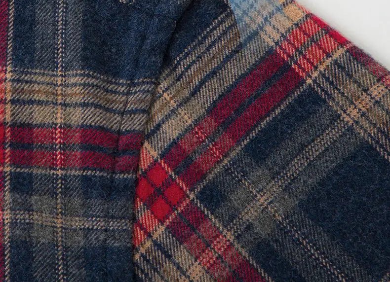 Casual overhemd met lange mouwen en geruit patroon