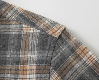 Casual overhemd met lange mouwen en geruit patroon