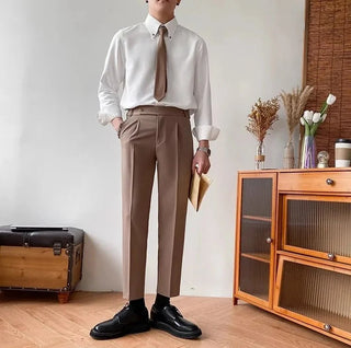 Chemise classique boutonnée polyvalente