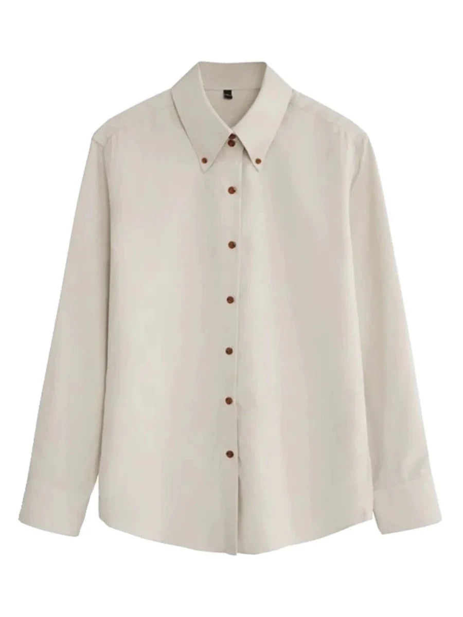 Chemise classique boutonnée polyvalente