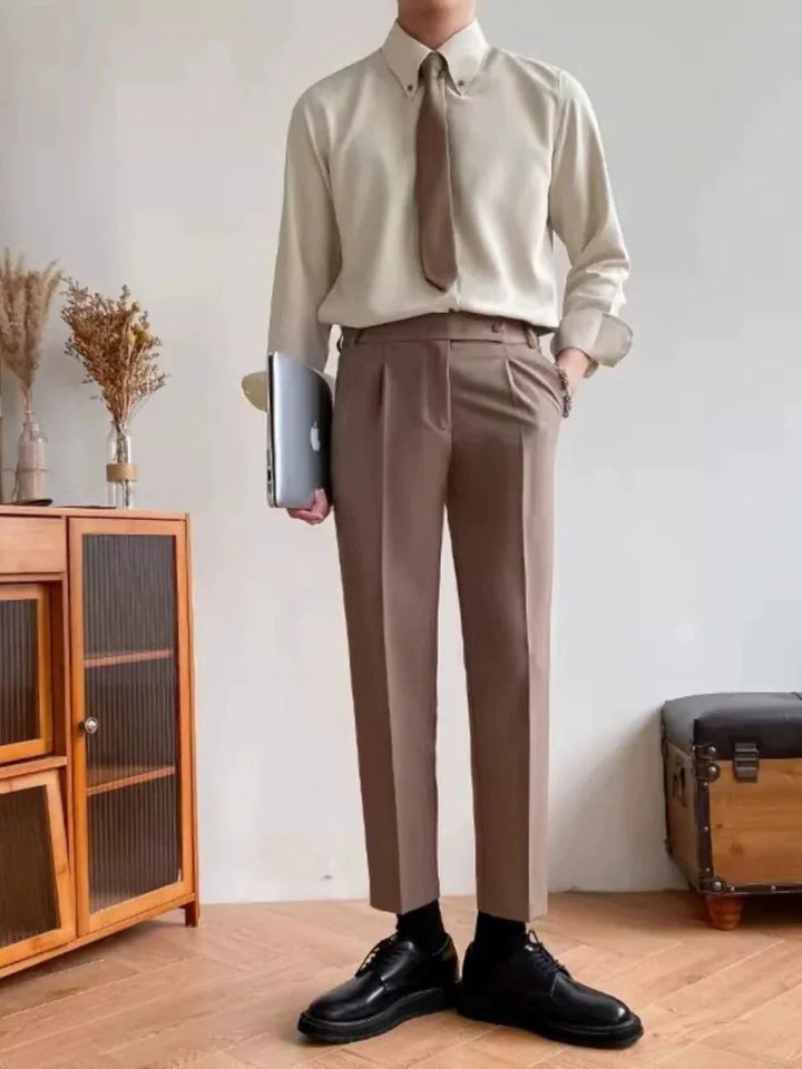 Chemise classique boutonnée polyvalente