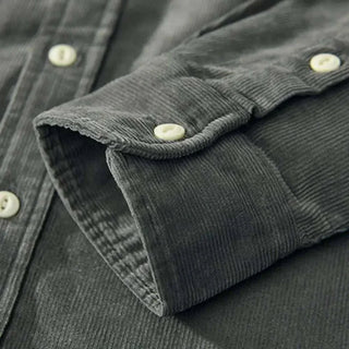 Chemise cargo en velours côtelé pour le printemps