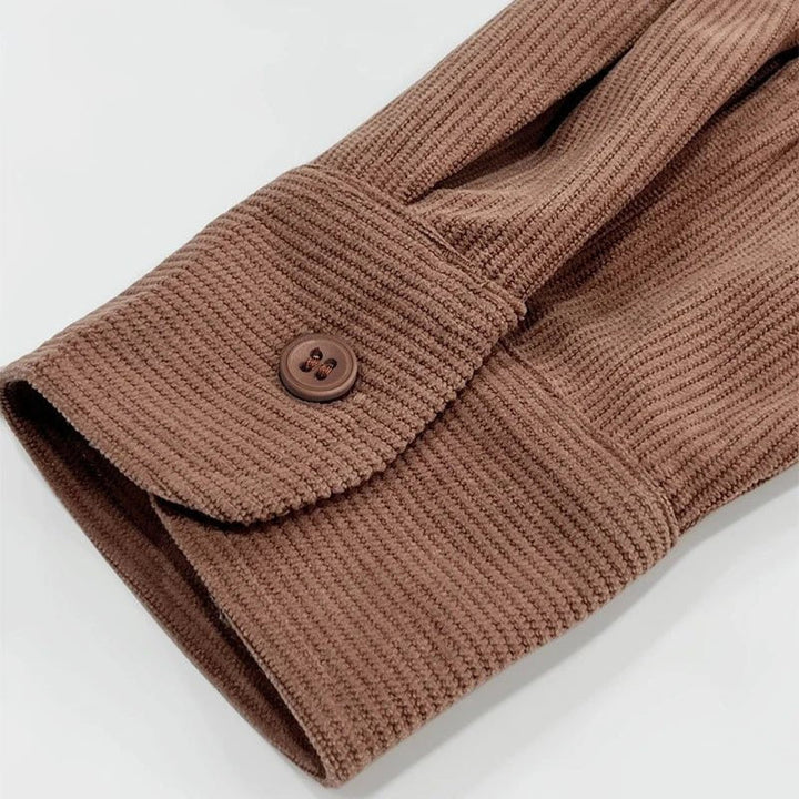 Oversized corduroy overhemd