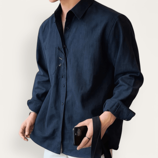 Chemise légère et décontractée en coton pour la plage