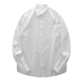 Chemise en coton à col à revers