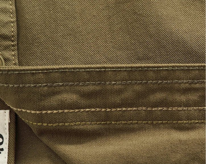 Chemise en coton à col officier