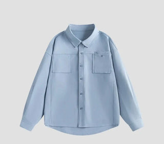 Surchemise oversize à deux poches
