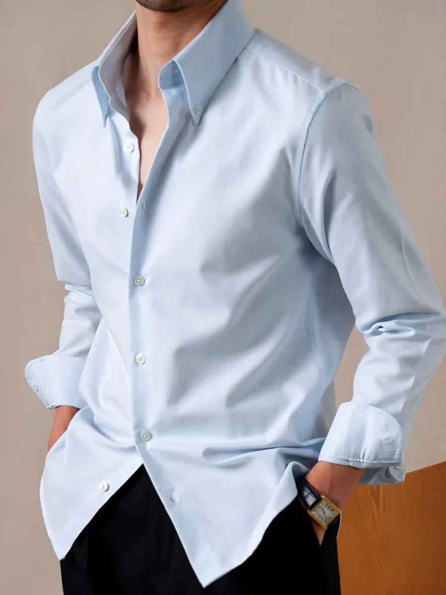 Chemise chic décontractée à coupe ajustée