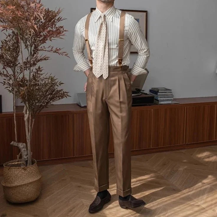 Chemise rayée à manches longues