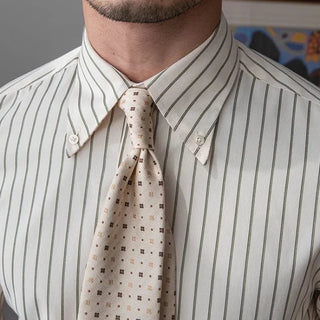 Chemise rayée à manches longues