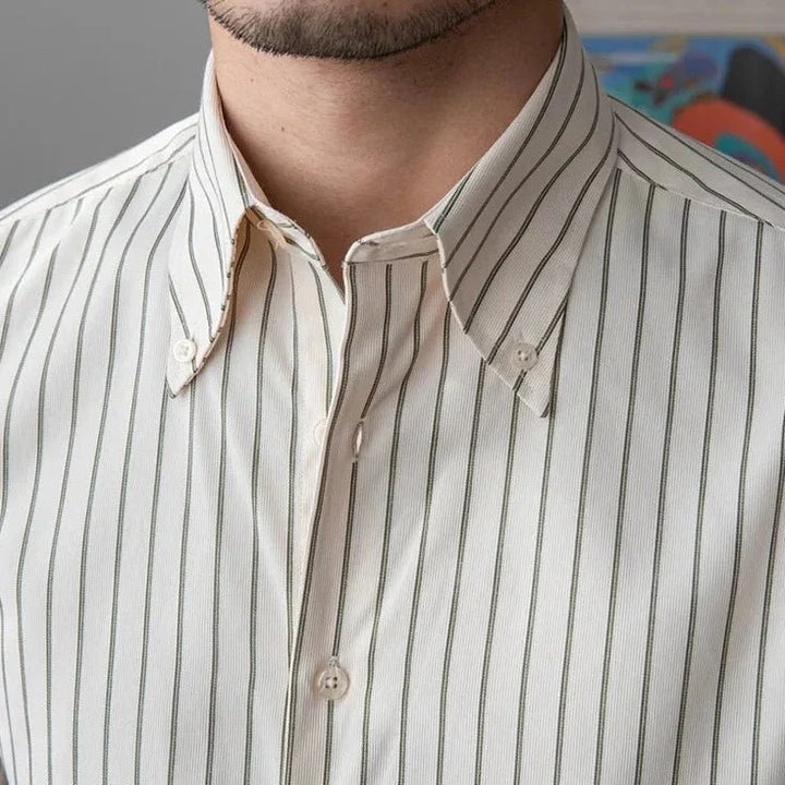 Chemise rayée à manches longues