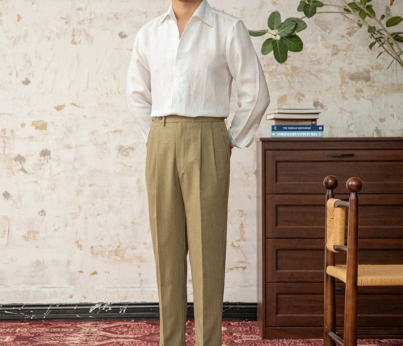 Chemise d’été italienne coupe classique