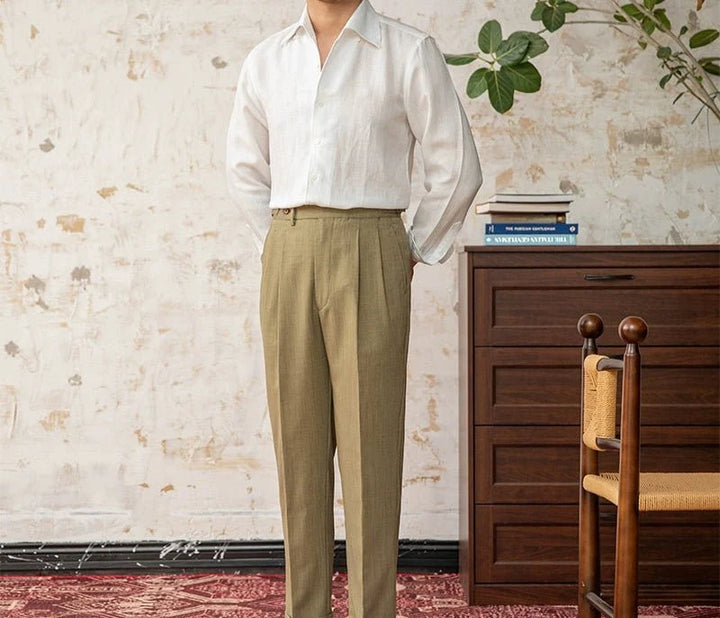 Chemise d’été italienne coupe classique