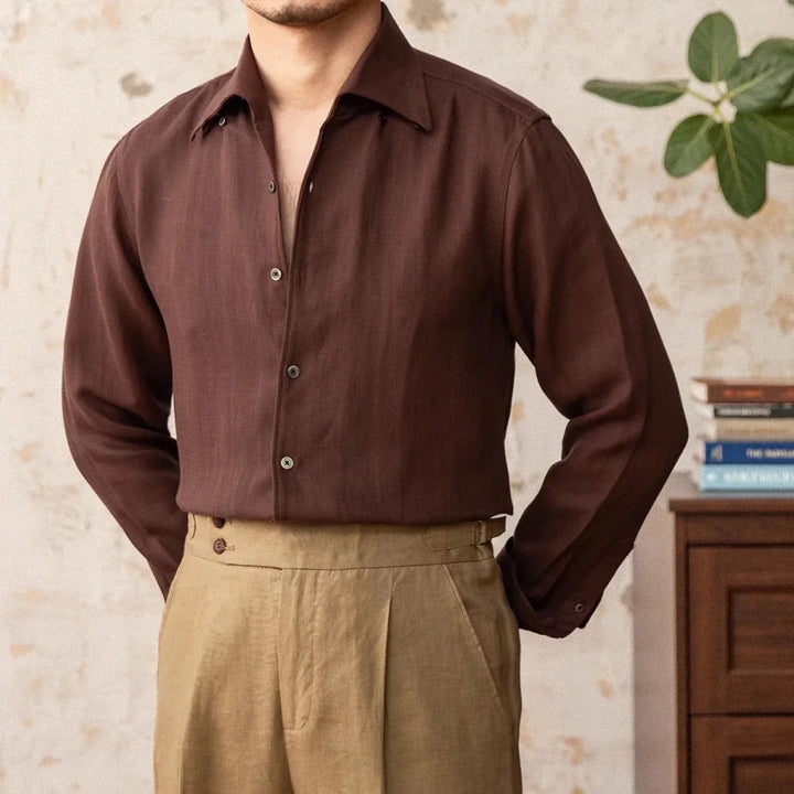 Chemise d’été italienne coupe classique