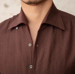 Chemise d’été italienne coupe classique