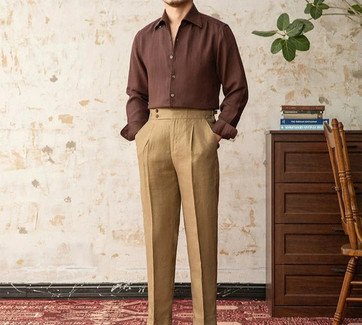 Chemise d’été italienne coupe classique