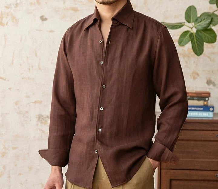Chemise d’été italienne coupe classique