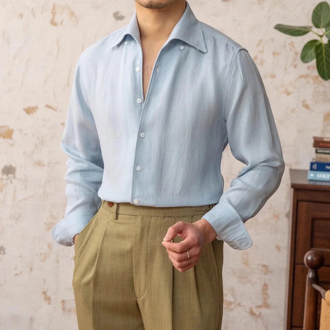 Chemise d’été italienne coupe classique