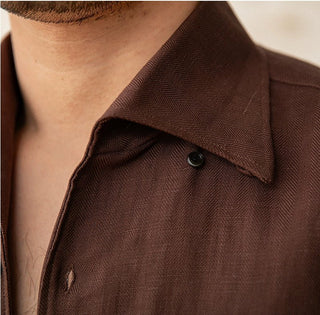 Chemise d’été italienne coupe classique