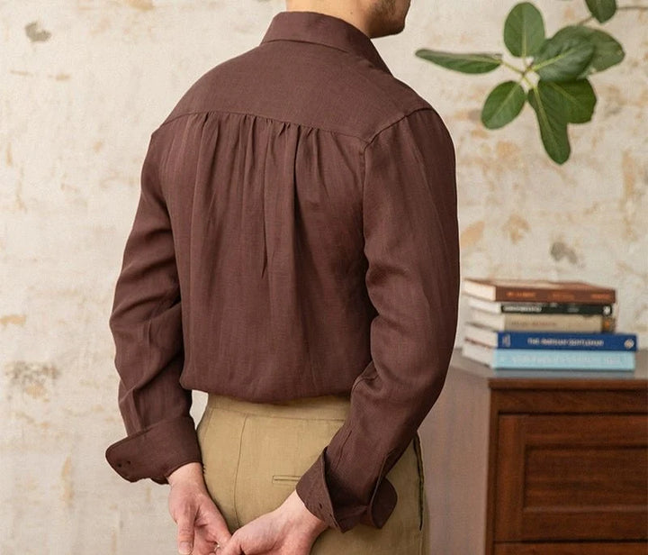 Chemise d’été italienne coupe classique