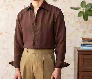 Chemise d’été italienne coupe classique