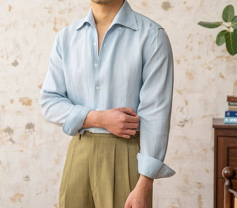 Chemise d’été italienne coupe classique