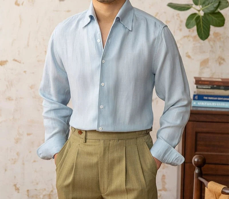 Chemise d’été italienne coupe classique