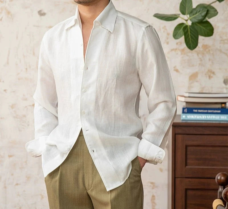 Chemise d’été italienne coupe classique