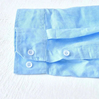 Chemise italienne en pur lin à manches longues