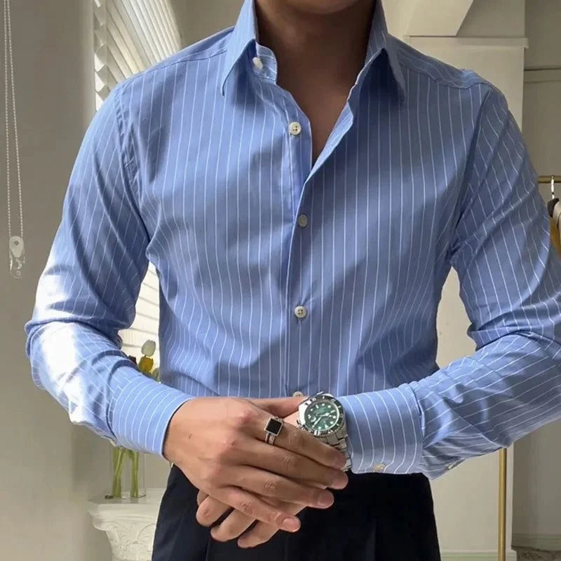 Chemise italienne rayée