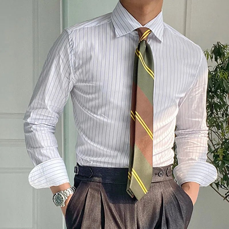 Chemise italienne rayée