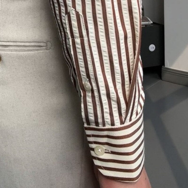 Chemise italienne à rayures