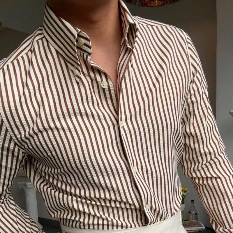 Chemise italienne à rayures
