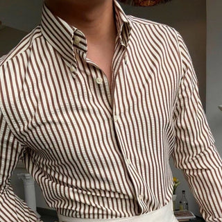 Chemise italienne à rayures