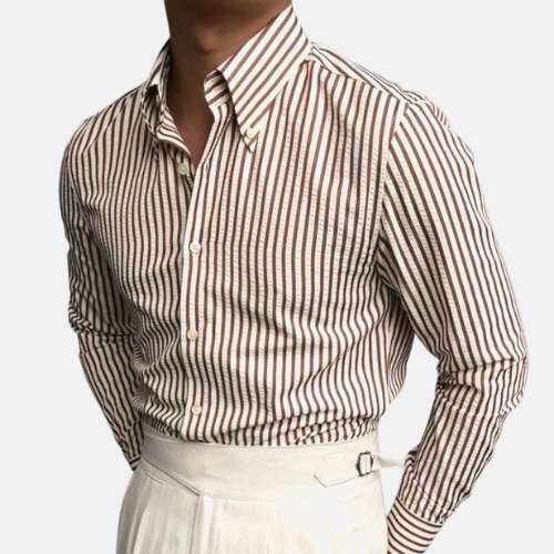 Chemise italienne à rayures