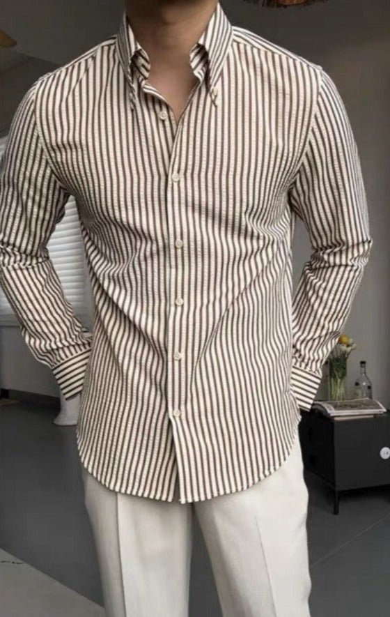 Chemise italienne à rayures