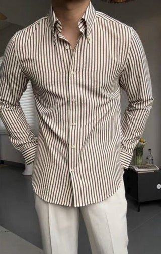 Chemise italienne à rayures
