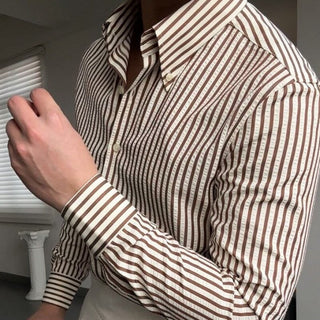 Chemise italienne à rayures