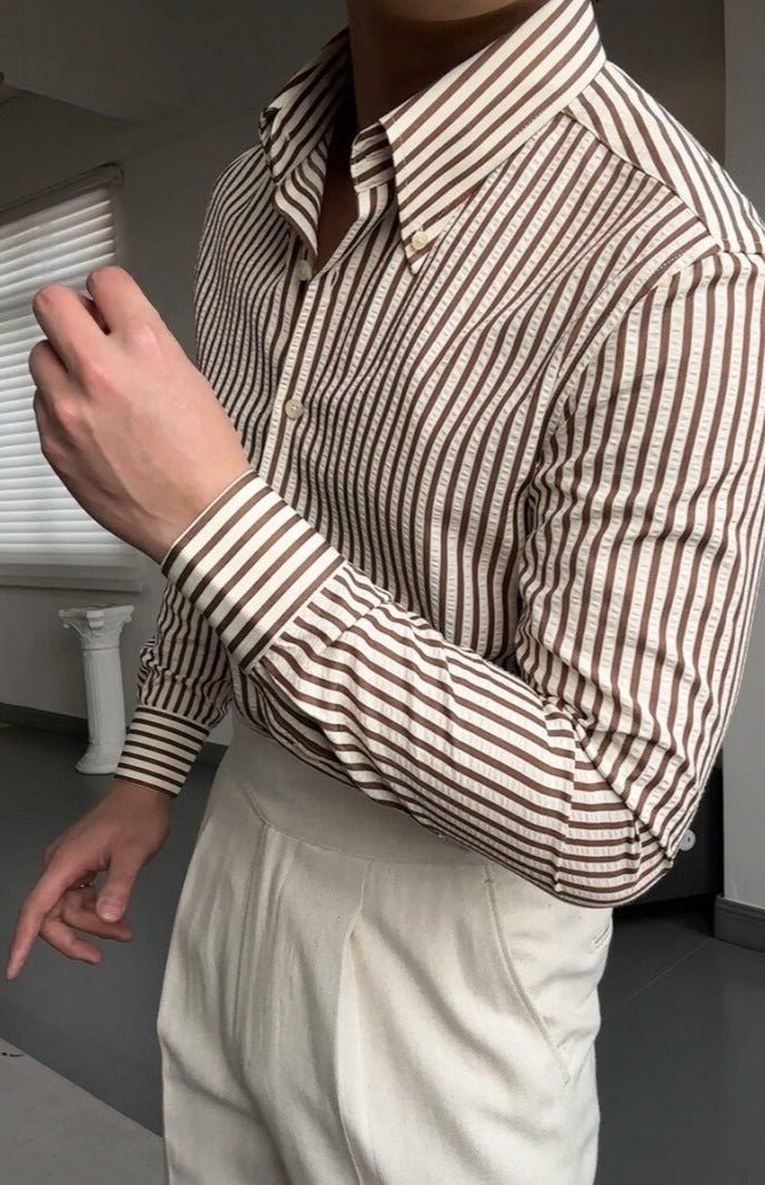 Chemise italienne à rayures