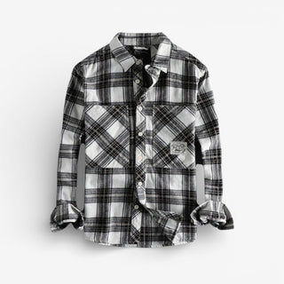 Chemise japonaise d’automne à carreaux