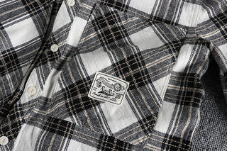 Chemise japonaise d’automne à carreaux