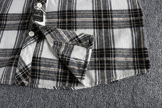 Chemise japonaise d’automne à carreaux