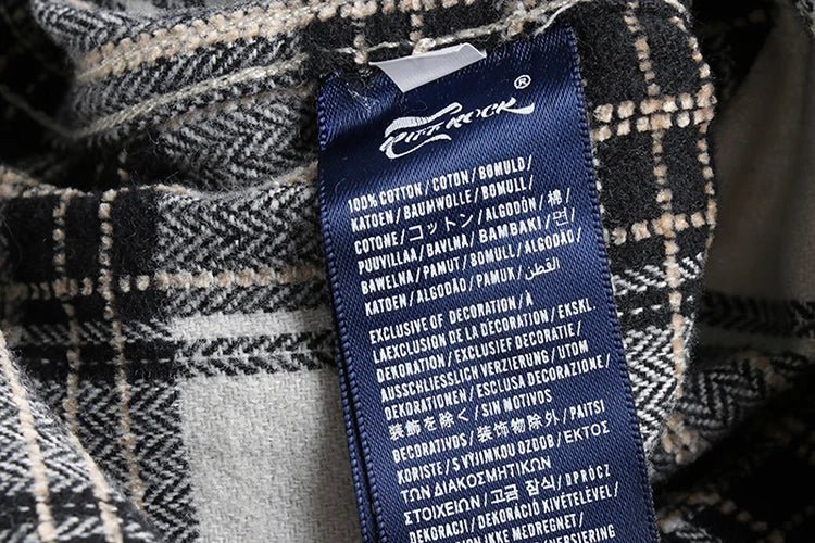 Chemise japonaise d’automne à carreaux