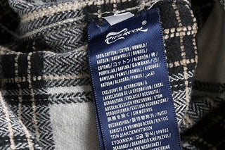 Chemise japonaise d’automne à carreaux