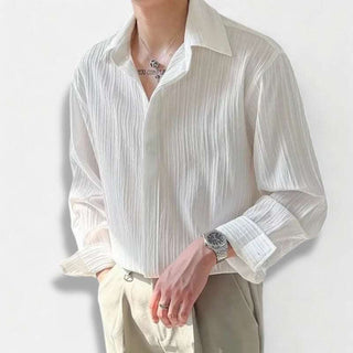 Chemise coréenne coupe ample